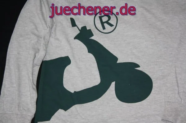 Vespa Herren Langarm Shirt Grau Größe XXXL – Bild 6