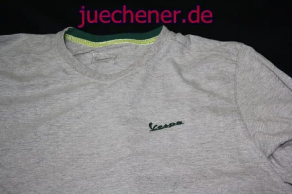 Vespa Herren Langarm Shirt Grau Größe XXXL – Bild 3