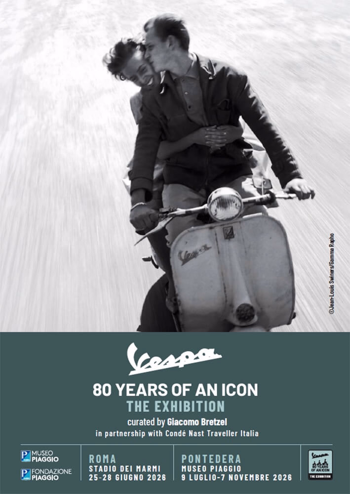 Einblicke in die Ausstellung 80 Years of an Icon im Museo Piaggio