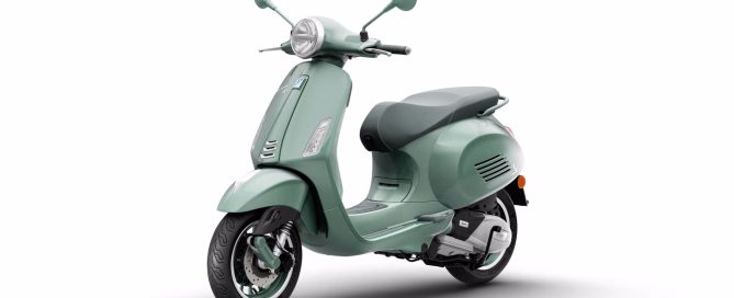 Vespa Primavera 125 80th in Verde Pastello